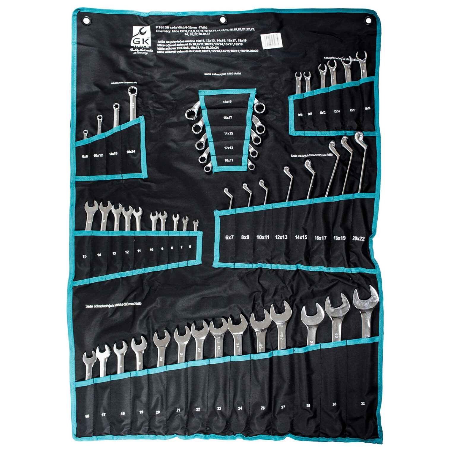 GK TOOLS Gabel-Ringschlüsselsatz 47-teilig 1 GK TOOLS Gabel-Ringschlüsselsatz 47-teilig