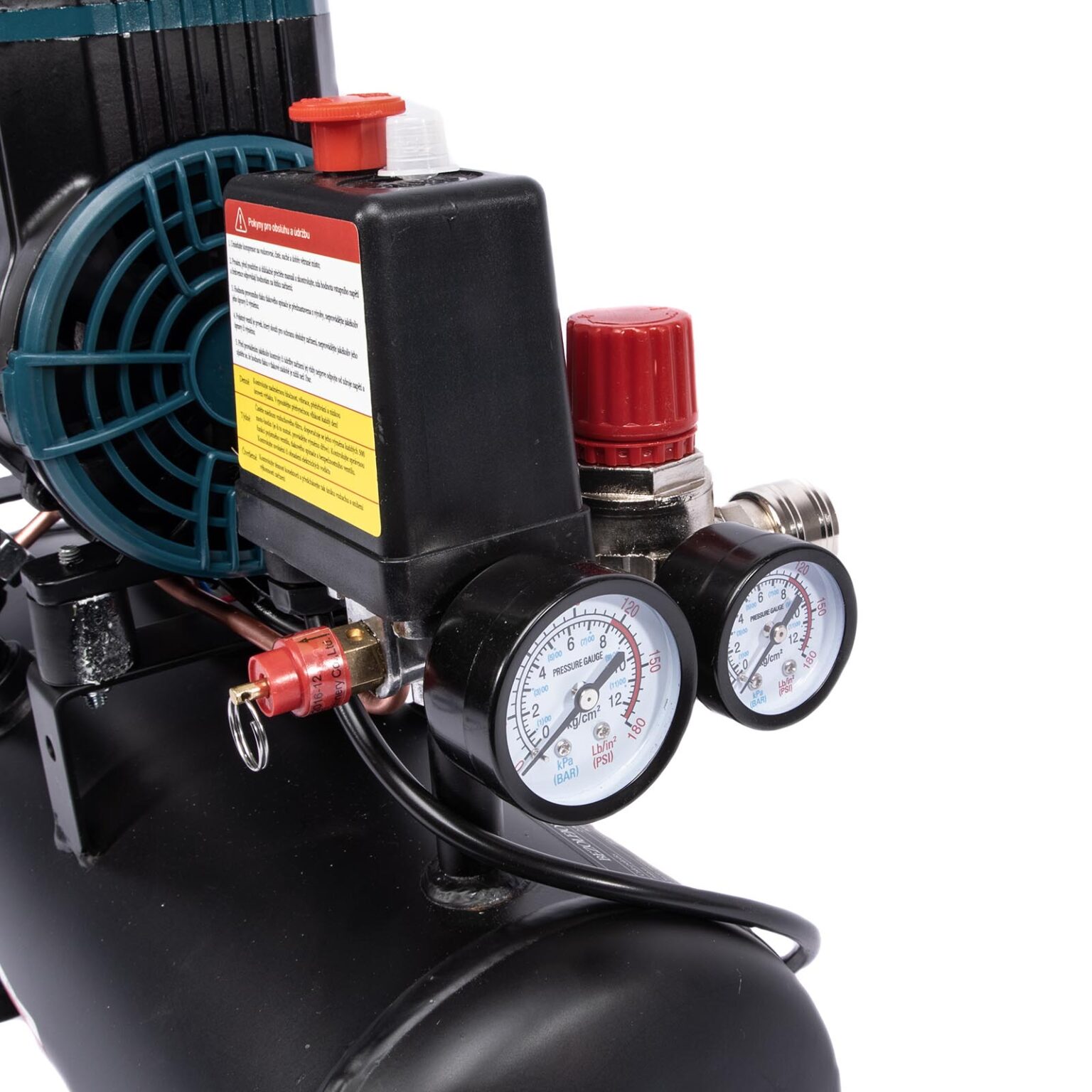 XTLINE Ölfreier Kompressor 900 W | Kesselvolumen 6 L | Flüsterkompressor 4 XTLINE Ölfreier Kompressor 900 W | Kesselvolumen 6 L | Flüsterkompressor – Bild 4