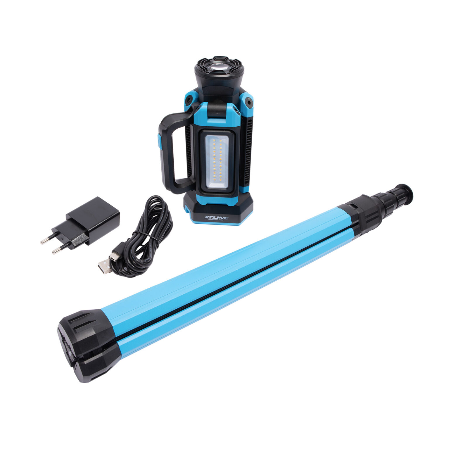 XTLINE LED-Baustrahler mit Stativ | Arbeitsleuchte | 4.500 lm, 4.000 mAh 3 XTLINE LED-Baustrahler mit Stativ | Arbeitsleuchte | 4.500 lm, 4.000 mAh – Bild 3