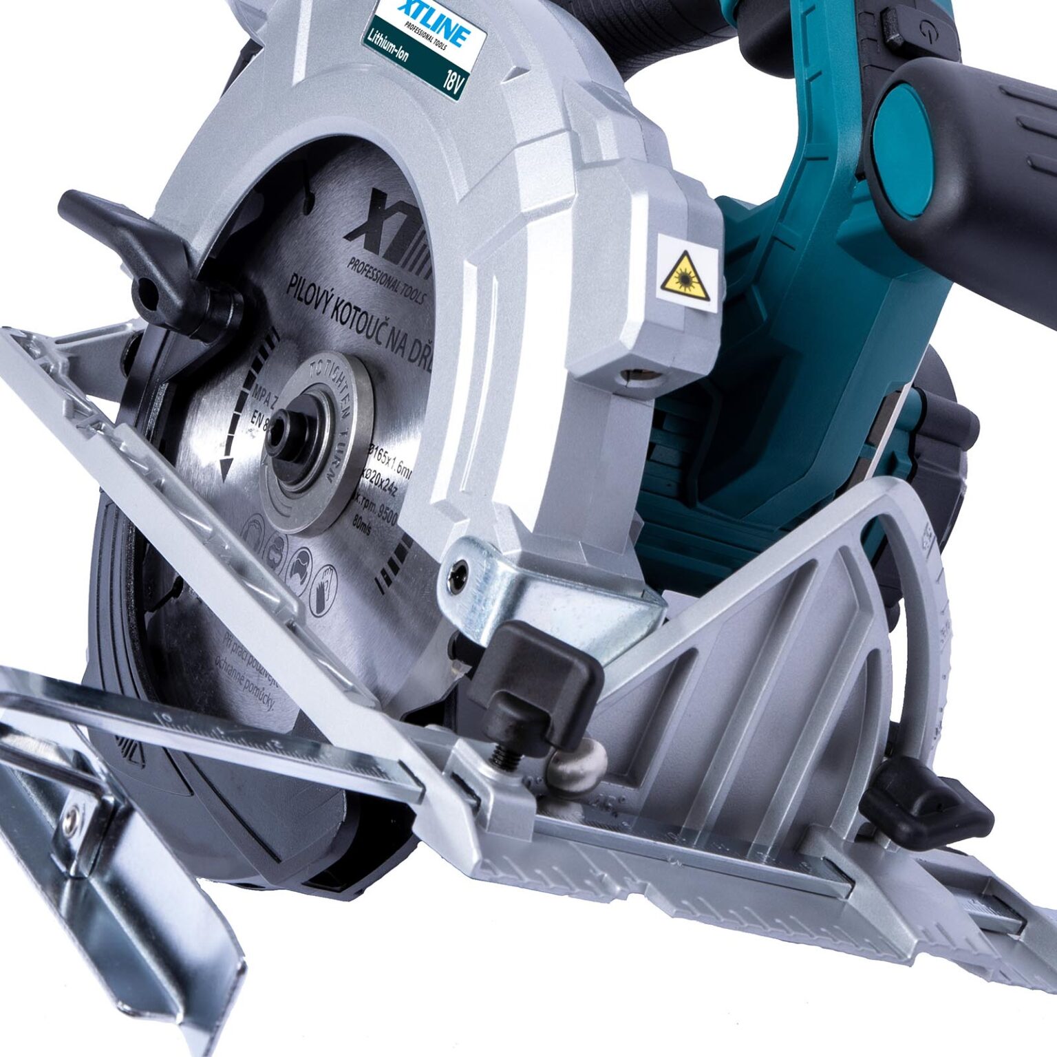 XTLINE Akku-Handkreissäge mit 18 V und 165 mm Durchmesser. 2 XTLINE Akku-Handkreissäge mit 18 V und 165 mm Durchmesser. – Bild 2