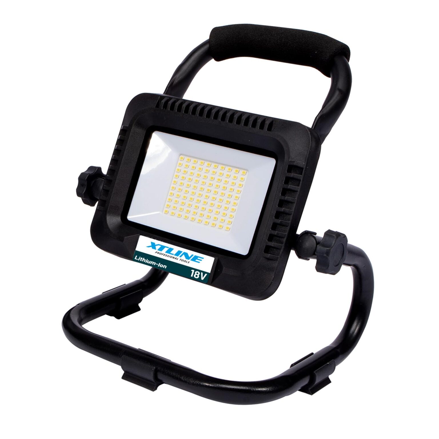 XTLINE Akku-Scheinwerfer LED 35 W und 18 V. 1 XTLINE Akku-Scheinwerfer LED 35 W und 18 V.