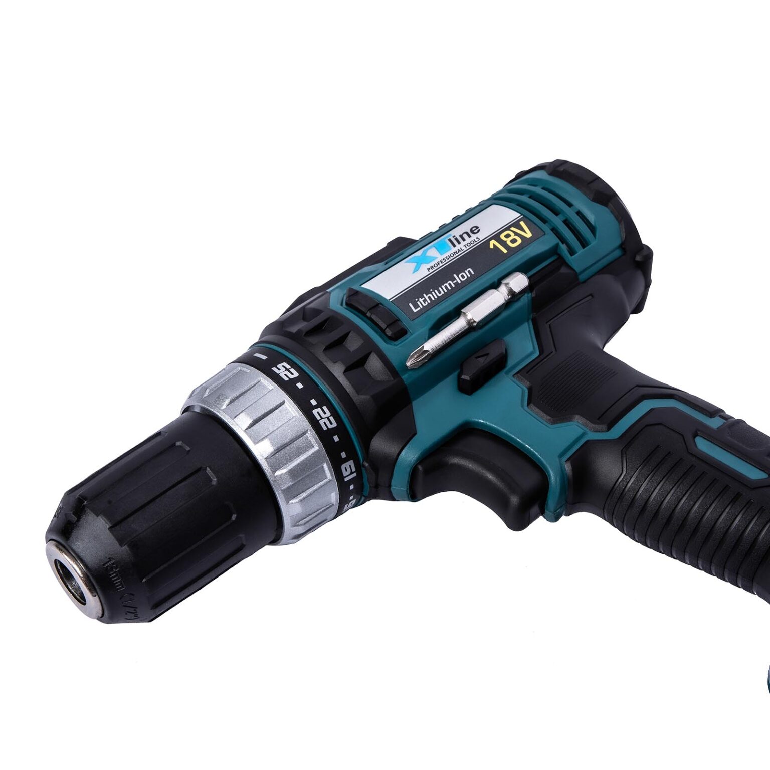 XTLINE Akku-Bohrmaschine 18 V + 2 Batterien EVE 2.0 Ah + Ladegerät 2.4 A 4 XTLINE Akku-Bohrmaschine 18 V + 2 Batterien EVE 2.0 Ah + Ladegerät 2.4 A – Bild 4