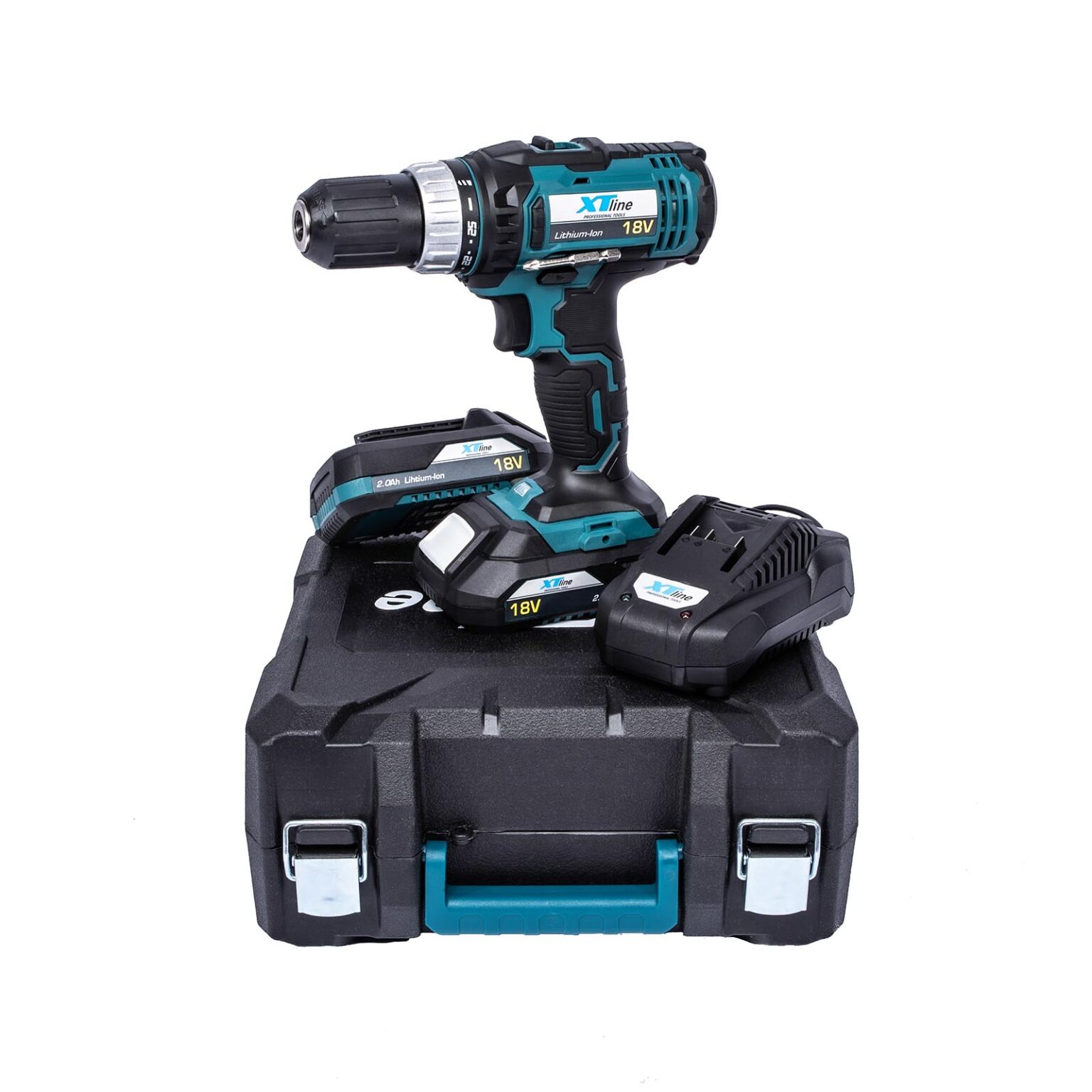 XTLINE Akku-Bohrmaschine 18 V + 2 Batterien EVE 2.0 Ah + Ladegerät 2.4 A 6 XTLINE Akku-Bohrmaschine 18 V + 2 Batterien EVE 2.0 Ah + Ladegerät 2.4 A – Bild 6