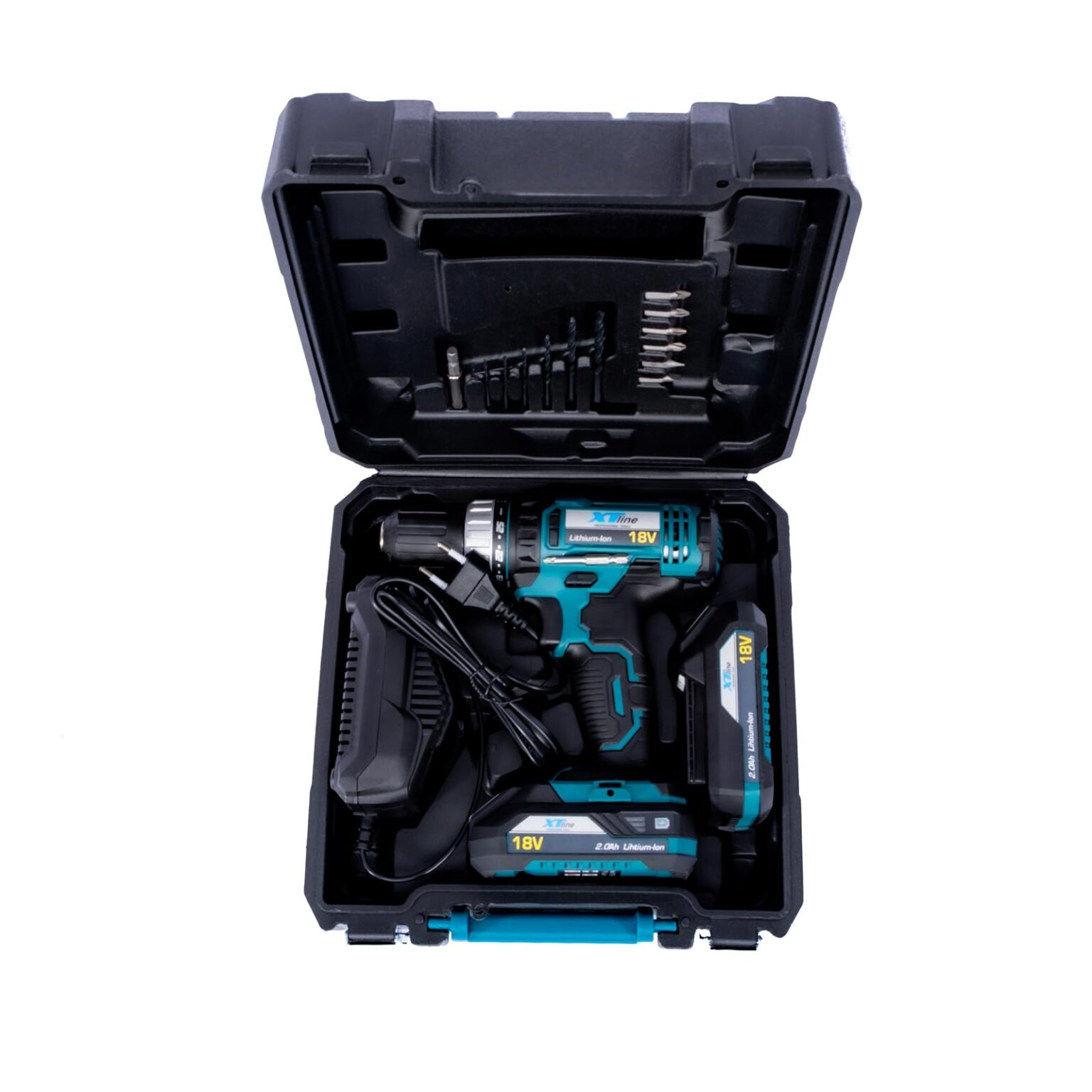 XTLINE Akku-Bohrmaschine 18 V + 2 Batterien EVE 2.0 Ah + Ladegerät 2.4 A 7 XTLINE Akku-Bohrmaschine 18 V + 2 Batterien EVE 2.0 Ah + Ladegerät 2.4 A – Bild 7