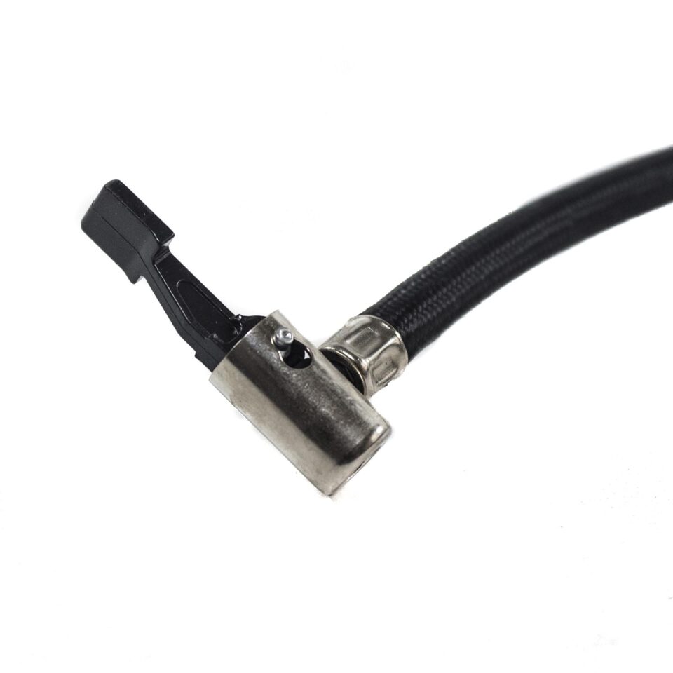XTLINE Druckluftschlauch 500 mm mit Hebelstecker für Akku-Kompressor XT102775. – Bild 2
