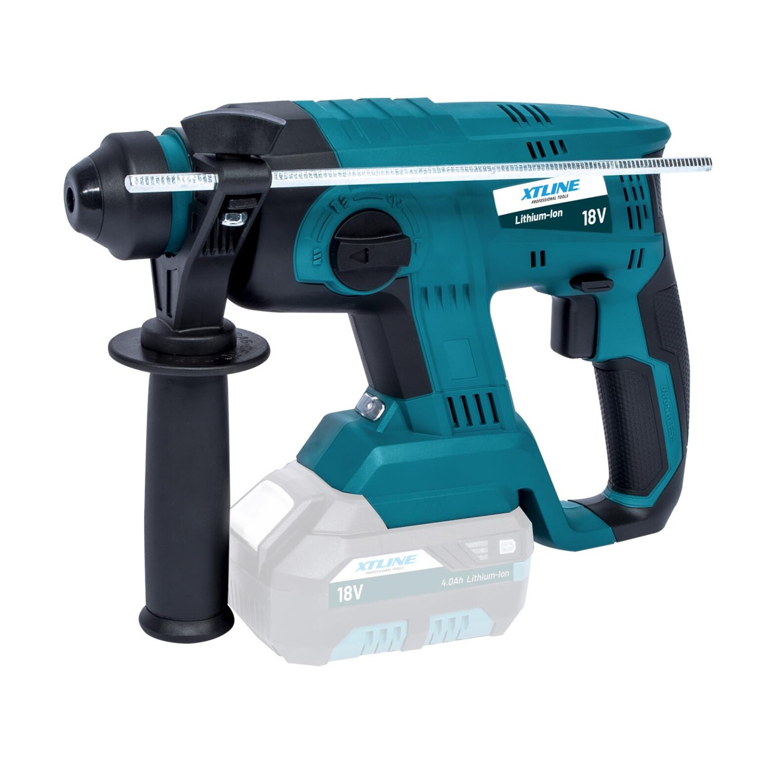XTLINE Akku-Kombihammer SDS Plus, bürstenlos, 18 V 1 XTLINE Akku-Kombihammer SDS Plus, bürstenlos, 18 V