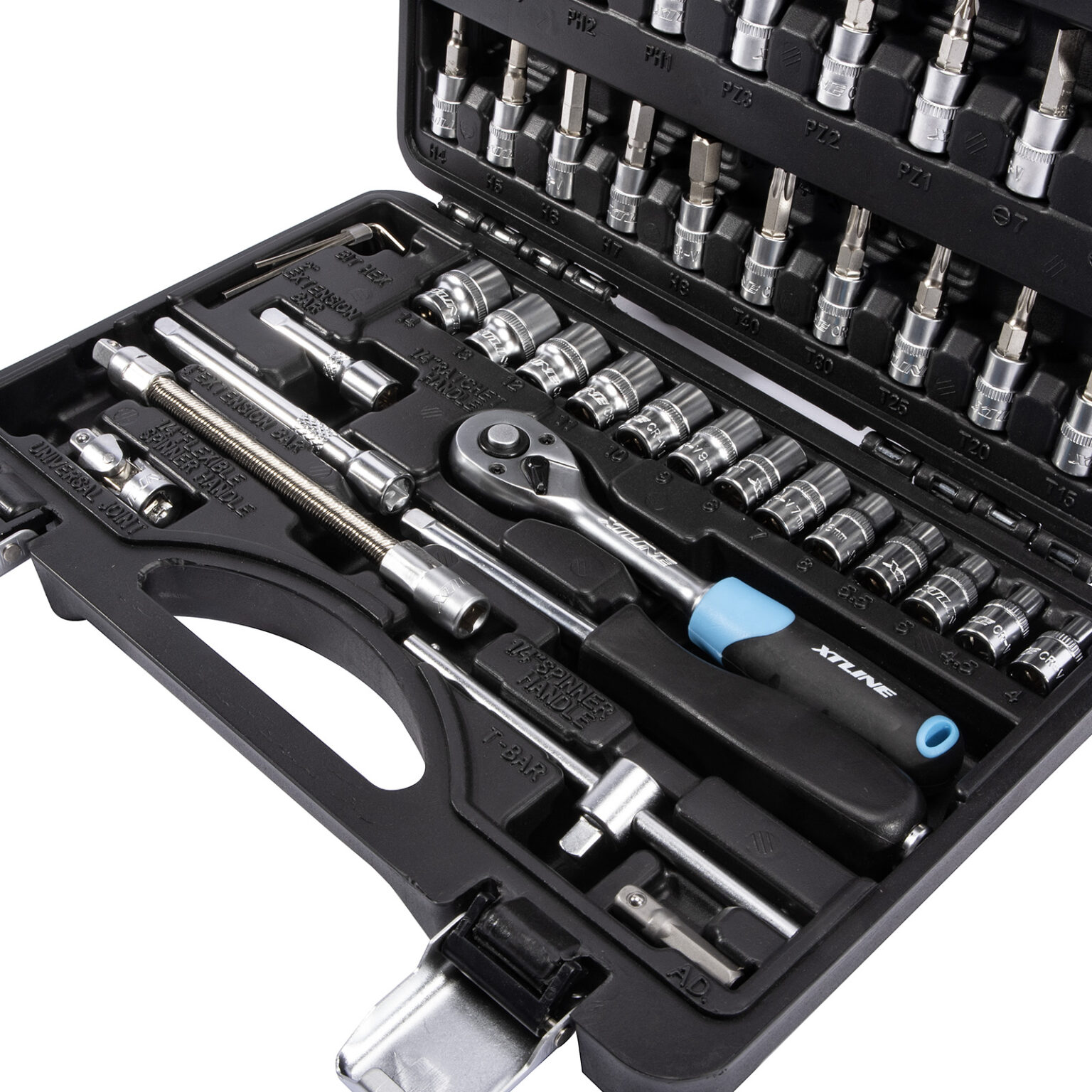 XTLINE Steckschlüsselsatz 1/4", 46-teilig 3 XTLINE Steckschlüsselsatz 1/4", 46-teilig – Bild 3