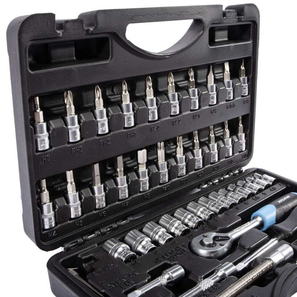 XTLINE Steckschlüsselsatz 1/4", 46-teilig – Bild 5