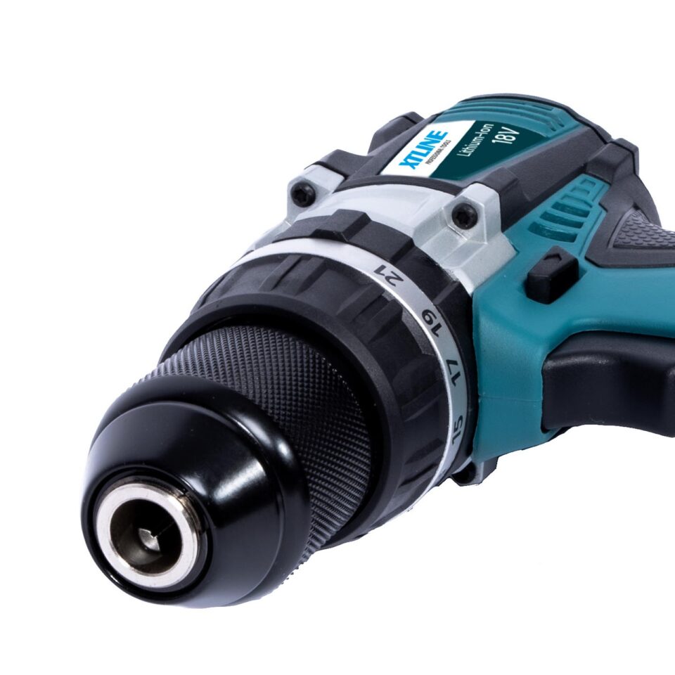 XTLINE Akku-Schlagbohrschrauber Set, bürstenlos, 18 V, 65 Nm, mit 2 Batterien 4.0 Ah und Ladegerät 3.5 A – Bild 5