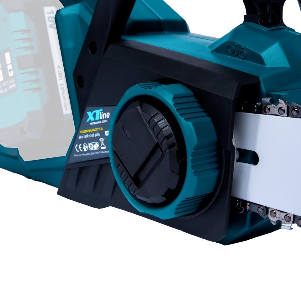 XTLINE Akku-Kettensäge, bürstenlos, 36 V, mit 2 Batterien 4.0 Ah und Ladegerät 3.0 A – Bild 7