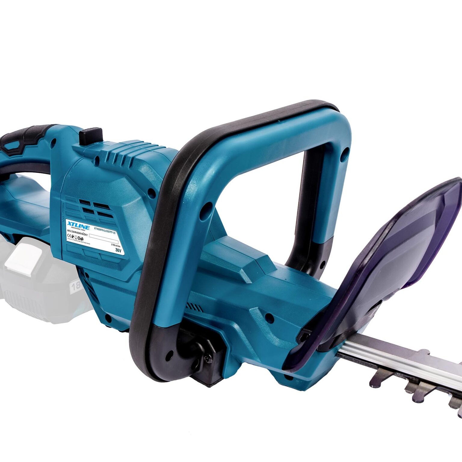 XTLINE Akku-Heckenschere (36V) + 2x Batterien mit 2,0 Ah + 3,5 A-Ladegerät 2 XTLINE Akku-Heckenschere (36V) + 2x Batterien mit 2,0 Ah + 3,5 A-Ladegerät – Bild 2