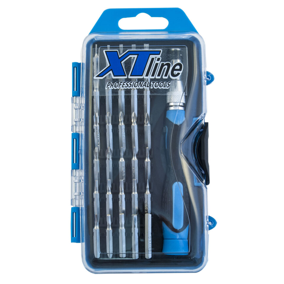 XTLINE Set Mini-Schraubendreher 31-teilig, CrV – Bild 2