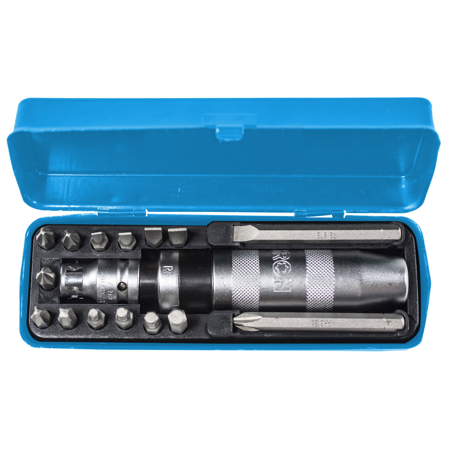 XTLINE Handschlagschrauber Metall + S2-Bits, 16-teilig 2 XTLINE Handschlagschrauber Metall + S2-Bits, 16-teilig – Bild 2