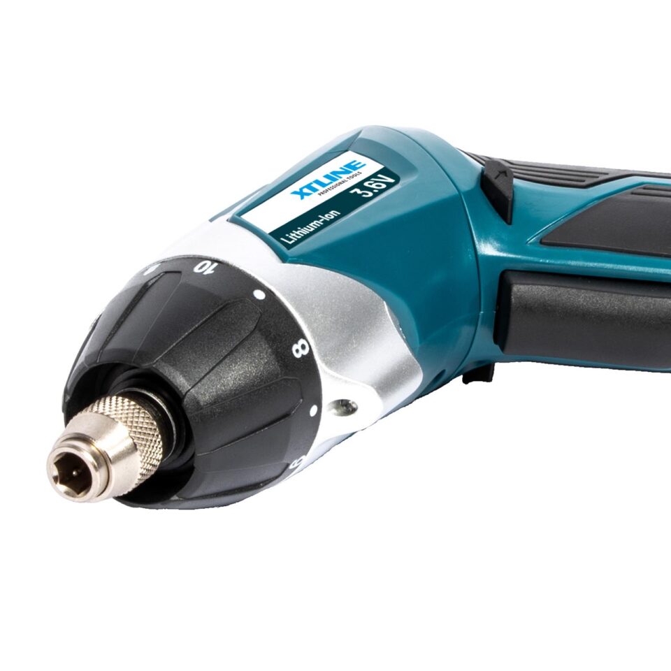 XTLINE Akkuschrauber 3,6 V + Zubehör 55 Teile – Bild 2