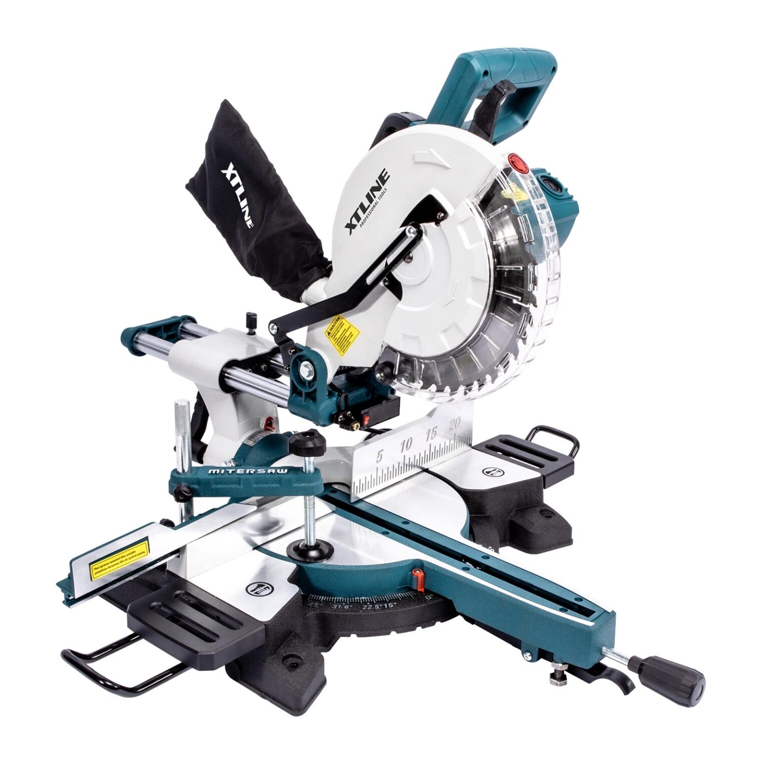 XTLINE Zug-Kapp-Gehrungssäge mit Laser, 2200 W, 255 mm 1 XTLINE Zug-Kapp-Gehrungssäge mit Laser, 2200 W, 255 mm