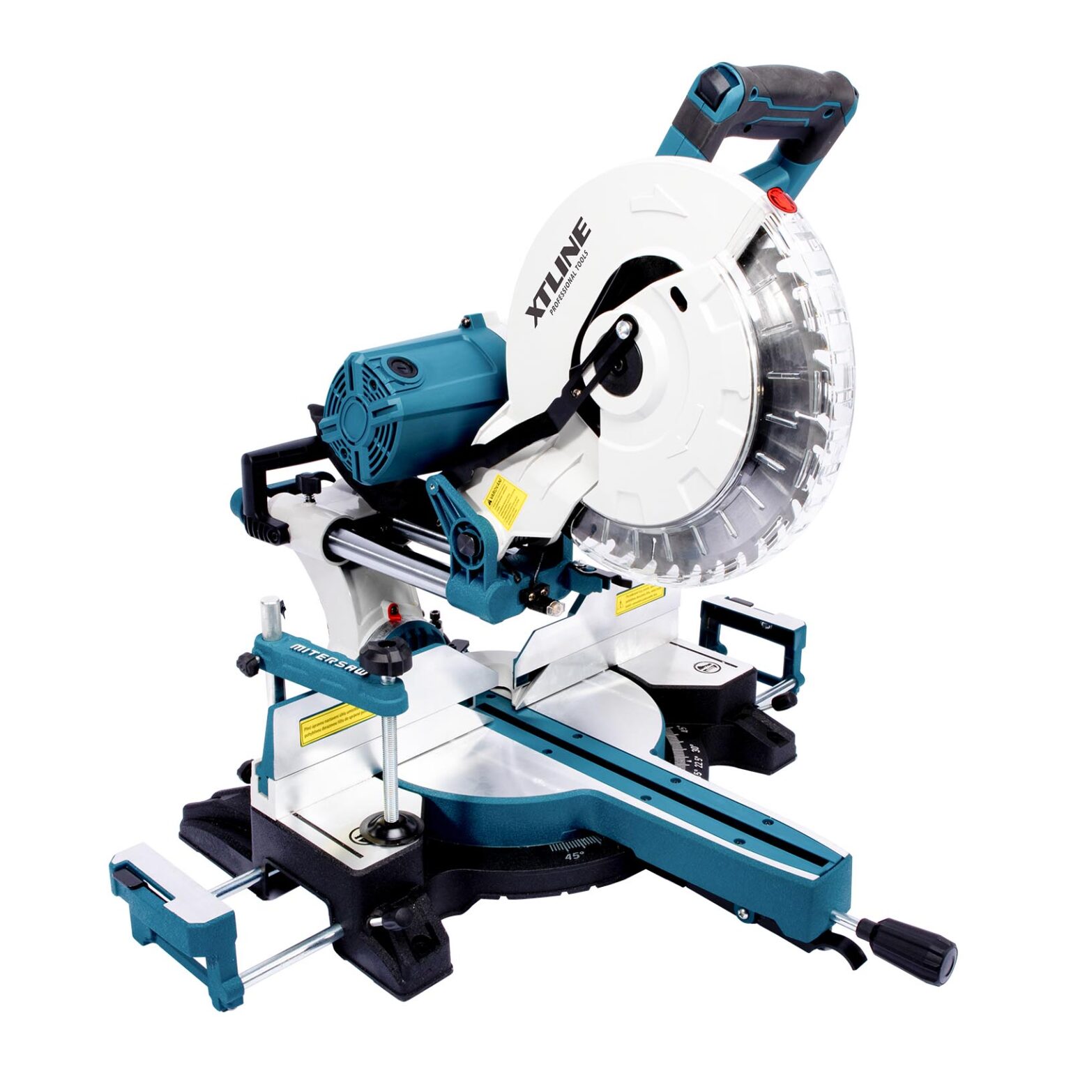 XTLINE Zug-Kapp-Gehrungssäge mit Laser, 2000 W, 305 mm 1 XTLINE Zug-Kapp-Gehrungssäge mit Laser, 2000 W, 305 mm