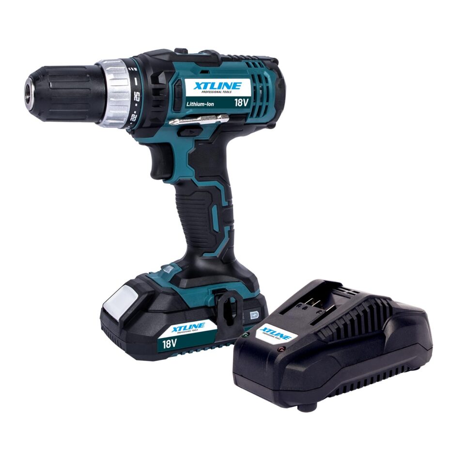 Akku-Bohrmaschine 18 V + Batterie 2.0 Ah + Ladegerät 2.4 A
