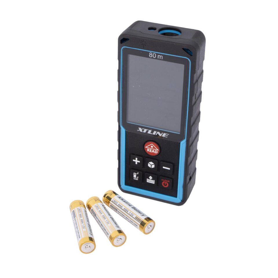 XTLINE Laser-Entfernungsmesser digital XT130512 | 80 m – Bild 2