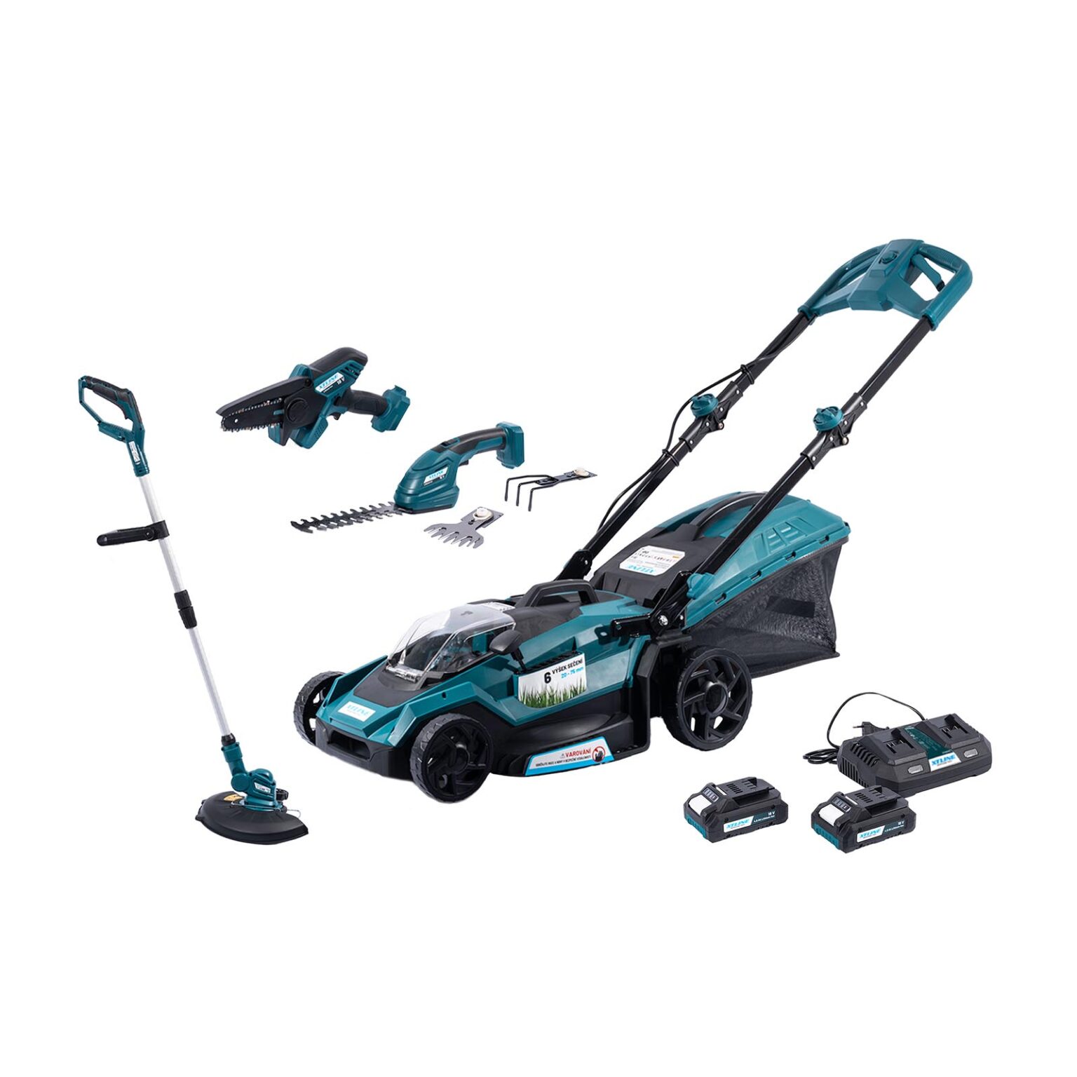 XTLINE Akku-Gartenwerkzeugset 18/36 V, 7-teilig 1 XTLINE Akku-Gartenwerkzeugset 18/36 V, 7-teilig