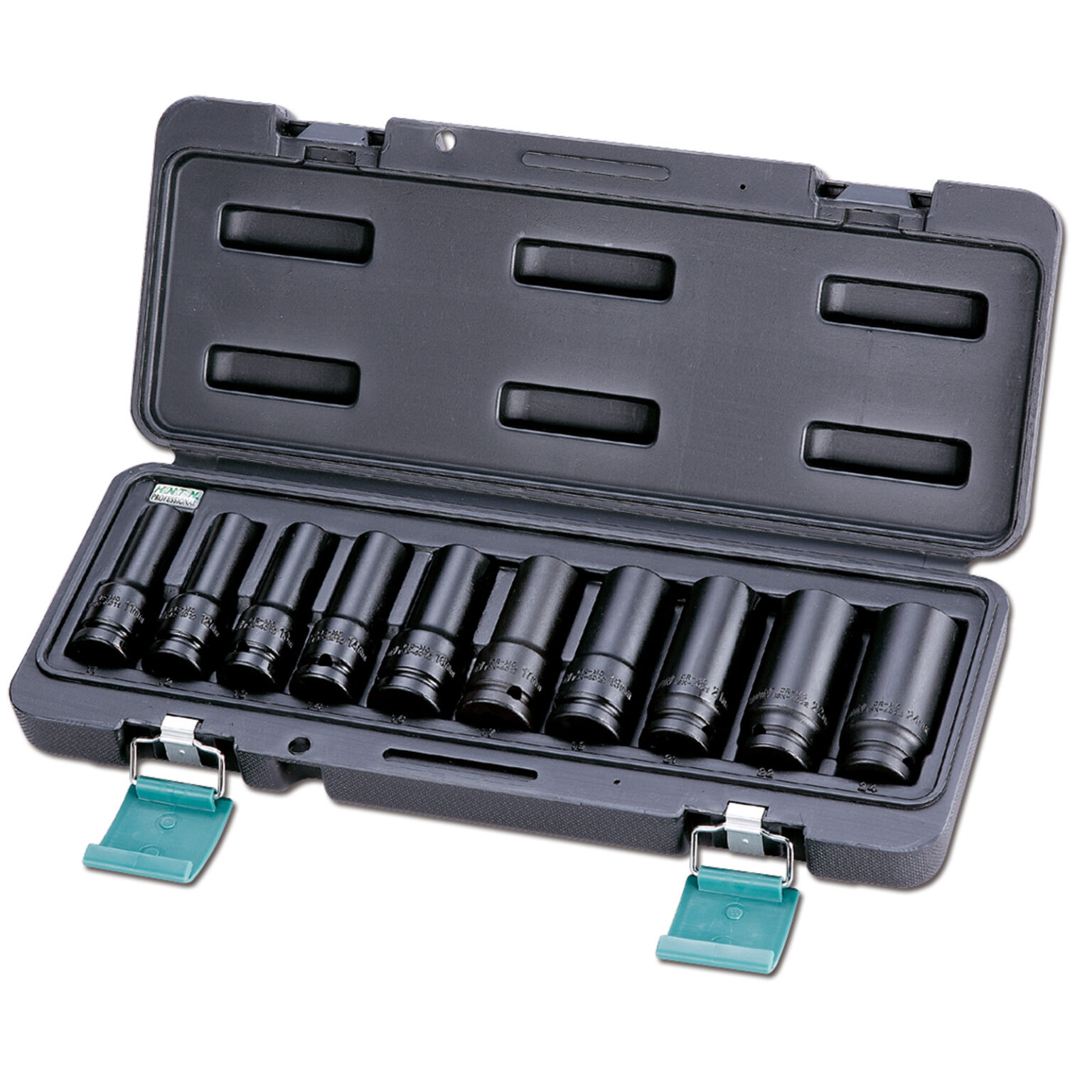 HONITON Schlagschraubersatz Stecknuss verlängert, 1/2", 10-teilig 1 HONITON Schlagschraubersatz Stecknuss verlängert, 1/2", 10-teilig