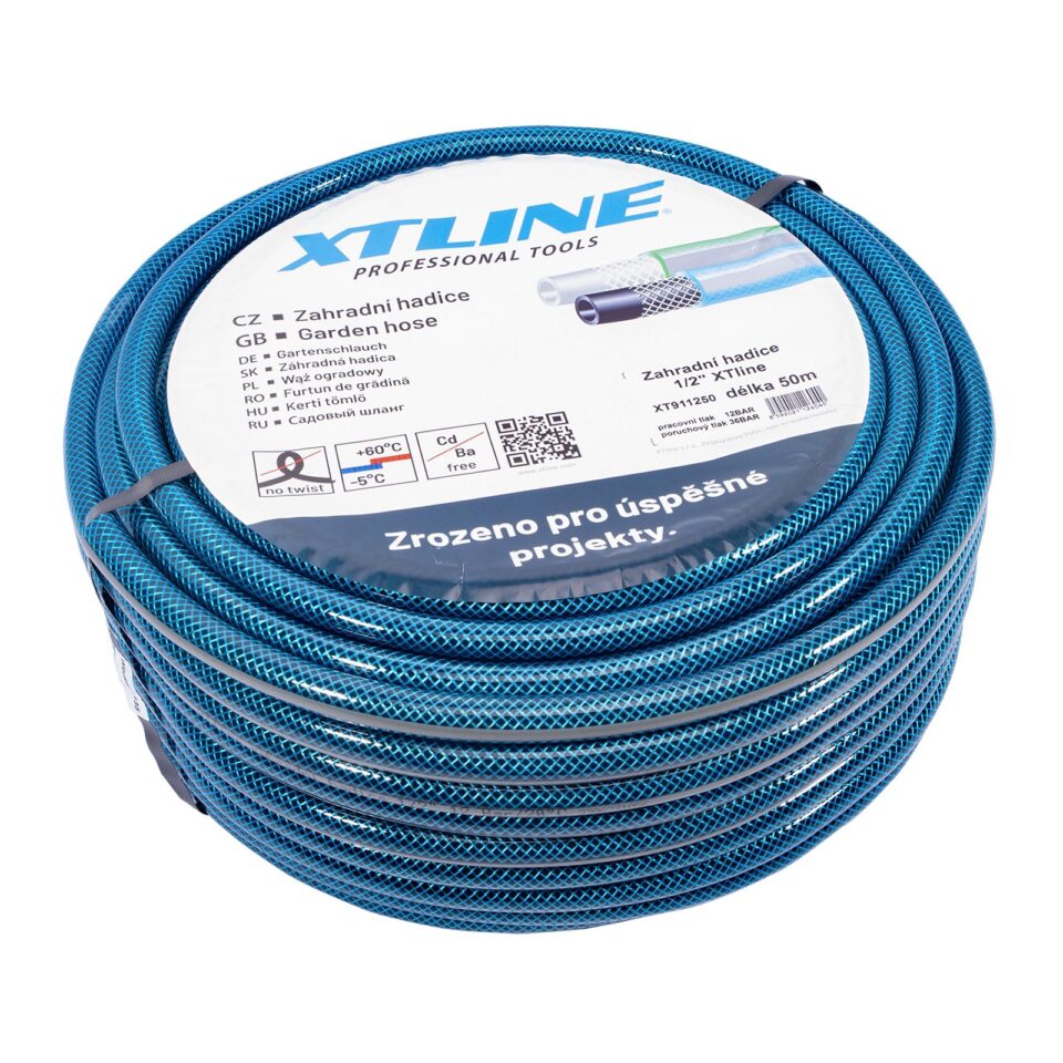 XTLINE Wasserschlauch / Gartenschlauch Blau PVC
